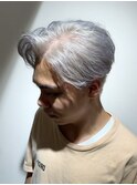 メンズホワイトセンターパート☆