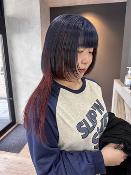 エイト 金沢店(EIGHT kanazawa) ブルー×チェリーレッド