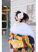本日は小学生卒業式※写真は成人式のお写真です