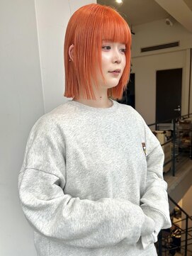 ディーカヘアー(Di KA HAIR) オレンジヘアー/YUDA