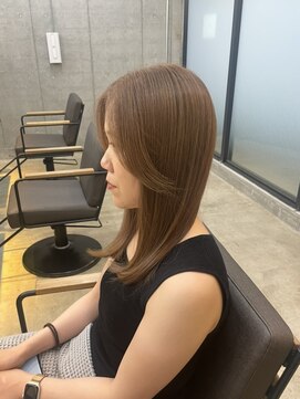 カフカヘア 吉祥寺店(kafka hair) ミルクティーベージュ/ブリーチなし/吉祥寺/イルミナカラー