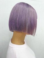 クク 渋谷(QUQU) ボブ パープル 紫 ペールカラー