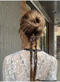 韓国風カチモリヘアアレンジ
