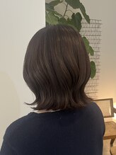イニ 福井店(ini) チョコレートブラウン×ボブヘア【大竹】