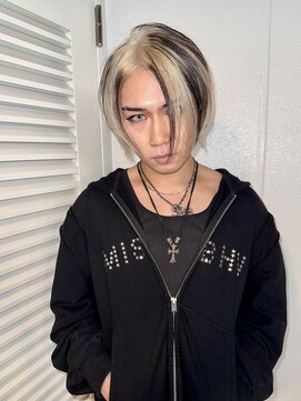 メンズレコ 渋谷(MEN'S LECO) サーフカール刈り上げセンターパートリバースセンターパート