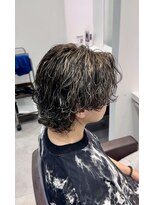 オーシャントーキョー 仙台(OCEAN TOKYO)&nbsp;ハイライト波巻きツイストスパイラルツーブロックメンズパーマ