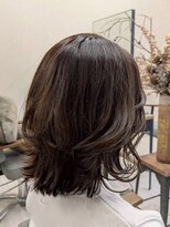 エリン バイ リル ヘアー 本陣(eLin by LiL hair)&nbsp;顔周りレイヤー/アディクシーカラー/イルミナカラー