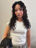 【kotomi限定】細かめハードパーマ+カット+2stepトリートメント¥16,000~