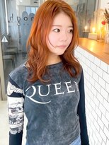 リル 四条河原町(LiLu)&nbsp;ミディアムパーマレイヤーパーマウェーブパーマ小顔パーマ