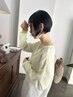 【大人気☆透明感カラー】透明感カラー+カット+トリートメント ¥13900