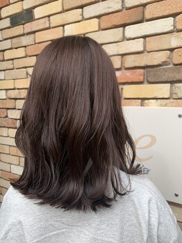 イブ ヘアーメイク(eve hair make)の写真/【朝の5分にゆとりを】サラッとまとまる大人カワイイデザインカット◎不器用さんでもサロン帰りが続く☆