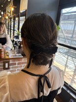 ファン 姪浜(Fan)&nbsp;お団子風まとめ髪