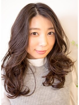 オーガニックサロン フェイス 梅田店(organic salon face) うるおいたっぷり大きめ美髪カールヘア