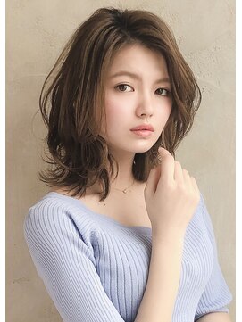 アフロート ルヴア(AFLOAT RUVUA) 【ルヴア新宿 京佳】30代40代◎かきあげバングの大人カジュアル