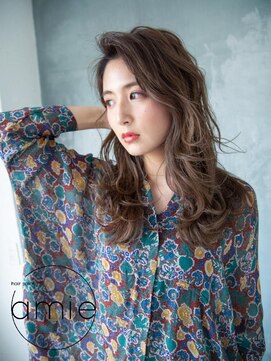アミ 松戸(amie) ロング×ピンクベージュカラー[松戸,松戸西口,松戸駅,松戸,松戸]