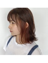 ザ ラボ アングゥ(The Labo ungu) インナーカラー×ピンクオレンジ