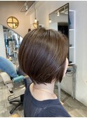 楽ちん大人ショートボブ