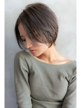 ブエナビスタ(BUENA VISTA) 30代40代大人可愛い前下がりショートボブ/前髪/イルミナカラー