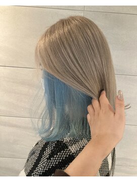 リー 京橋(Lee) 【Lee京橋】ミディアム×インナーカラー