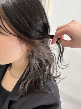 ロンドルーチェ 心斎橋(Lond luce) ダークアッシュ/ミディアムレイヤーカット［髪質改善/縮毛矯正］