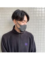 イツモノトコロ(kami to zakka)&nbsp;【イツモノトコロ】ナチュラルセンターパート×ピンパーマ