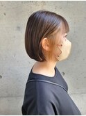 イヤリングカラー◎ボブヘア