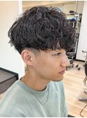 メンズマッシュメンズヘア波巻きスパイラルパーマ波巻きパーマ