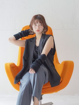 ラフィス ヘアー リノ 三宮店(La fith hair lino) 【La fith】くびれボブ×インナーカラー
