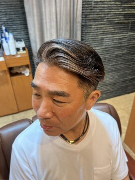 ヘアモード キクチ 銀座店 銀座　理容室　大人シチサン
