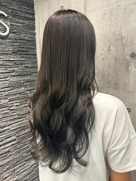 スターズ 川越店(STARS) ゆるふわウェーブ　艶感　透明感　アッシュグレージュカラー