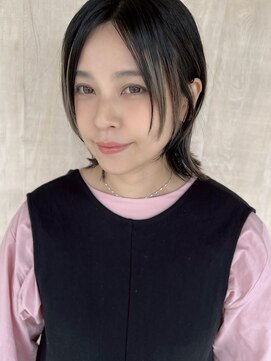 シーナ(scena) ブリーチメッシュ×レイヤーボブ