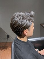 ビーダンディー(Bee dandy) ビジネスフォーマル ツーブロックショート 七三オールバック