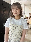 ミルクティーベージュ　ケアブリーチ　グレージュ　担当熊倉