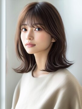 アルトリスト(Altruist Aging×HAIR&SPA) ★ダークアッシュ大人ガーリーボブ着物ミディアムレイヤーカット