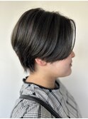 オリーブブラウン　ハンサムショート
