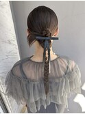タイトリボンカチモリヘア