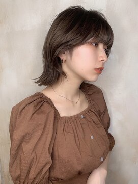 ニスル 町田店(NISURU) 似合わせカット/大人ガーリー/ダークアッシュ/着物/町田/町田駅