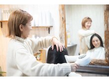 ルーシーヘア(Lucie hair)の雰囲気（女性スタイリストによる丁寧できめ細やかな接客が人気♪）