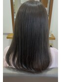 透け感チャコールグレージュ