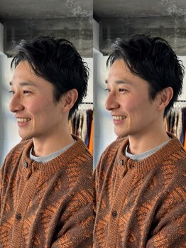 フゾンカウチ(fuzon kauti)の写真/Men'sの魅力を最大限引き出すスタイルに☆［板橋/メンズサロン/メンズカット/パーマ/眉毛/学割U24/Men's]