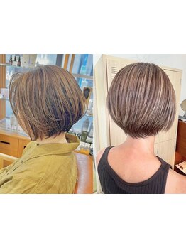 話題の白髪ぼかしでストレスなく白髪と付き合う◎伸びてきても気にならない！？お洒落なデザインカラー！？