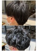 簡単スタイリング メンズナチュラルパーマ