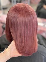 ペレ 栄店(PELE) くびれヘア/アプリコットオレンジ/夏のヘアアレンジ/栄