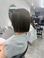 ジーニー 千葉(GENiE)&nbsp;タッセルボブ/韓国ボブ/オリーブベージュ【白井愛海】