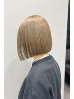 シュク 高円寺(SYUK)&nbsp;ハイライト/ボブ/ケア/ミルクティーベージュ【SYUK高円寺】kanna