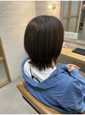 ナチュラル切りっぱなしボブ＊ローレイヤーで軽さ×タイトさ◎