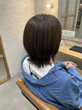 エマ 日吉(emma) ナチュラル切りっぱなしボブ＊ローレイヤーで軽さ×タイトさ◎