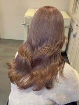 ベレーザ 渋谷神南(Beleza) 16862ブリーチ＆ダブルカラーミルクティーチョコレートブラウン