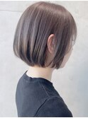 say.ショートボブひし形ショートグランマッシュモーヴピンク