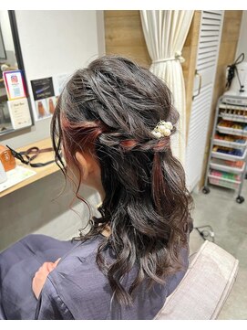 ラピスタ 池袋(Lapista) 韓国ヘアレイヤーカットダブルハイライトカラー【Lapista池袋】